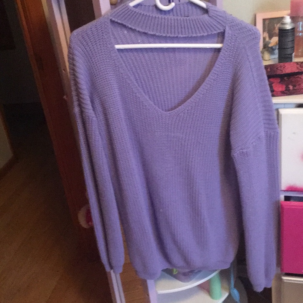 Light purple cut out top.